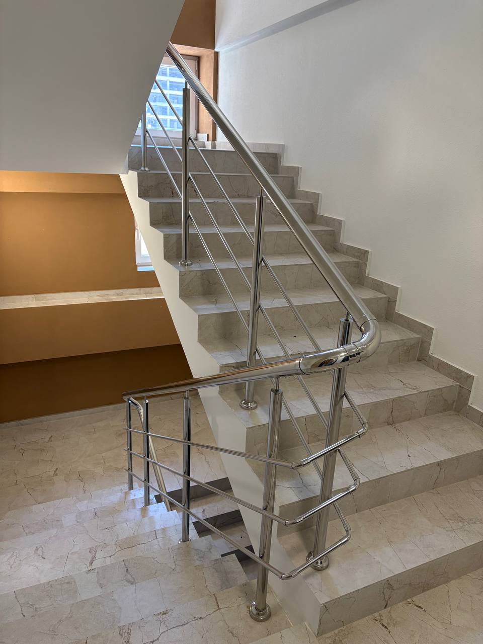 Balustradă din inox — detaliu