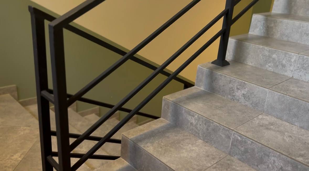Balustradă metalică vopsită RAL